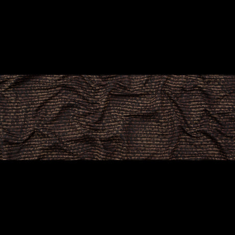 Brown and Black Striped Animal Patterned Stretch Knit