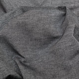 Heathered Tornado and Antarctica Reversible Perforated Cotton Chambray