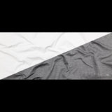 Heathered Tornado and Antarctica Reversible Perforated Cotton Chambray