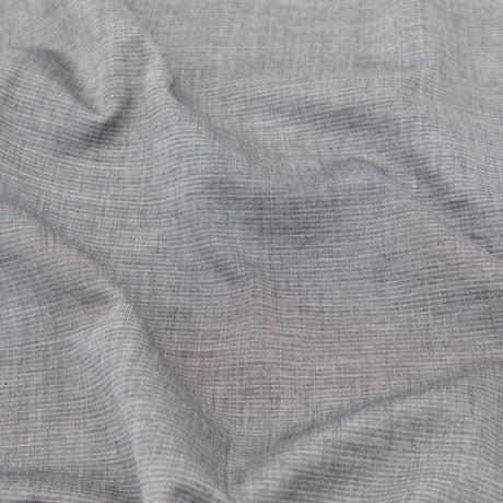 Rag & Bone Heathered Gray and White Lightweight Cotton Double Cloth