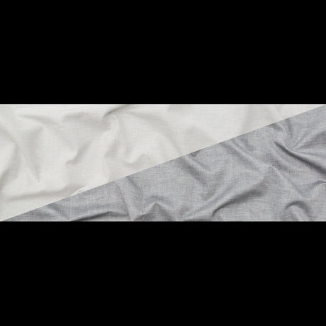 Rag & Bone Heathered Gray and White Lightweight Cotton Double Cloth