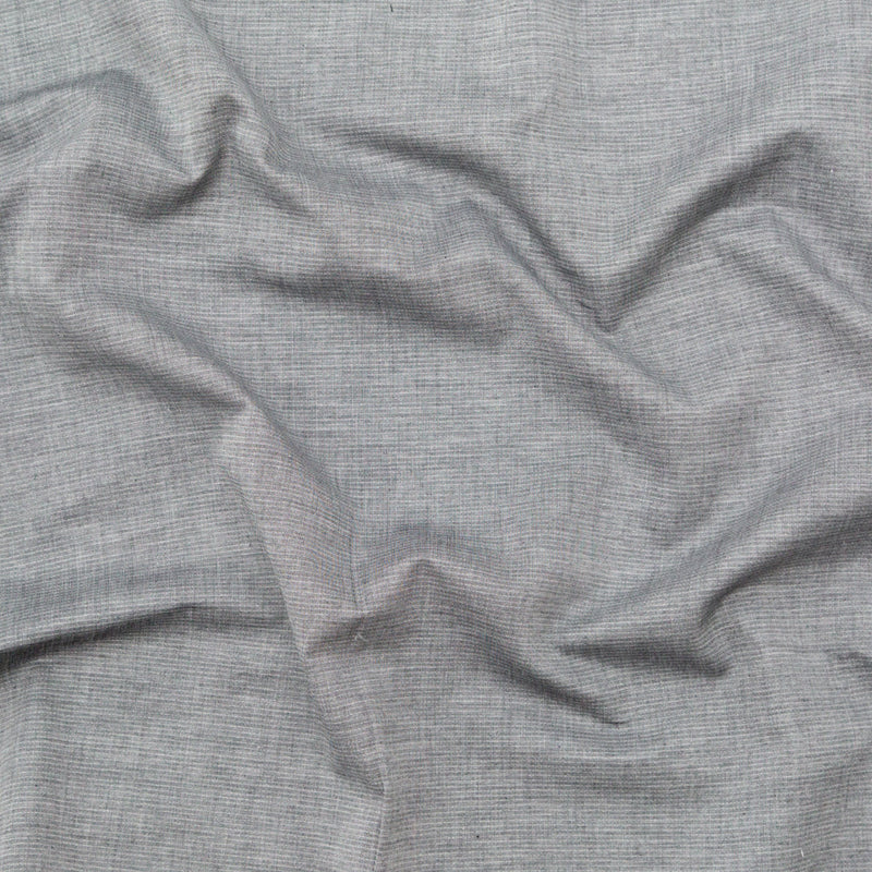 Rag & Bone Heathered Gray and White Lightweight Cotton Double Cloth
