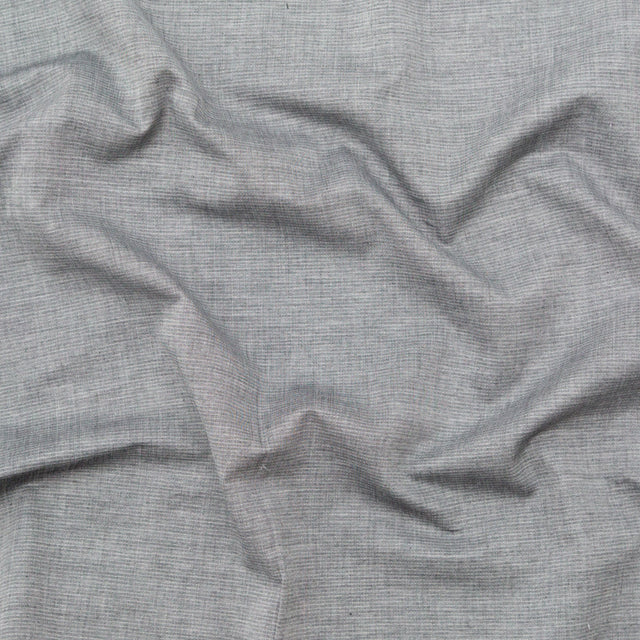 Rag & Bone Heathered Gray and White Lightweight Cotton Double Cloth