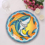 8 Ct. Jawsome Shark Dessert Plates 7" Ocean Party Paper Plates