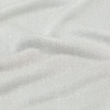 Italian Metallic White Lightweight Sweater Knit