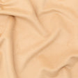 Italian Beige Faux Camel Hair Coating with White Jersey Backing