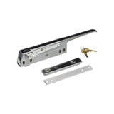 Kason 11-1/2" Magnetic Door Latch with Lock and Strike