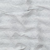 Italian Gray and White Wavy Striped Stretch Novelty Shirting
