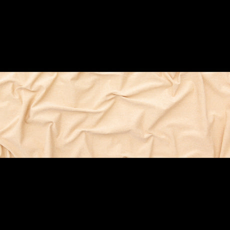 Italian Metallic Gold and White Hairline Striped Stretch Knit