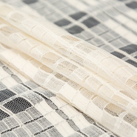 Natural Plaid Polyester Netting