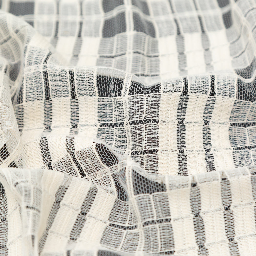 Natural Plaid Polyester Netting