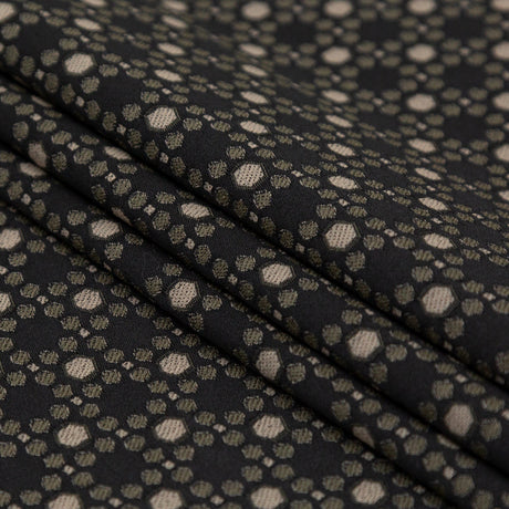 Rag & Bone Black, Bronze and Green Geometric Stretch Jacquard