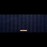 Navy Stretch Polyester Pleated Knit
