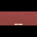 Red and Beige Geometric Stretch Cotton Print
