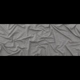 Italian Heathered Gray Brushed Back Viscose Jersey