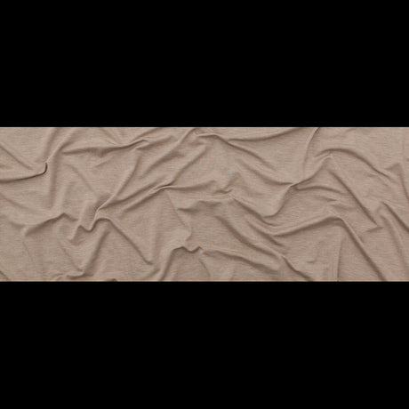 Italian Heather Taupe Stretch Viscose Jersey