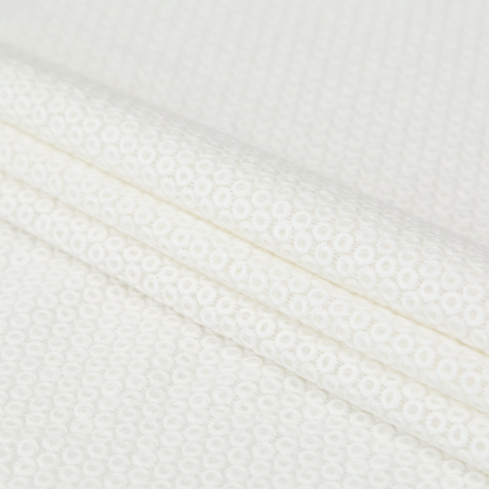 Rag & Bone White Polyester Chiffon with Cotton Embroidered Circles
