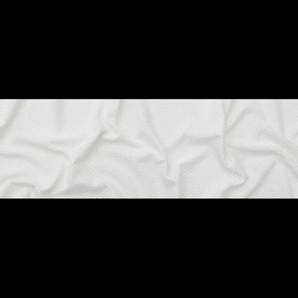 Rag & Bone White Polyester Chiffon with Cotton Embroidered Circles