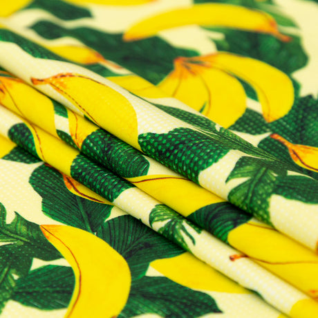 Bananas and Leaves Caye UV Protective Compression Swimwear Tricot with Aloe Vera Microcapsules