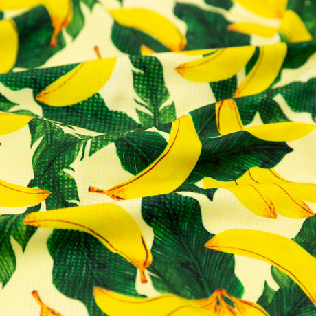 Bananas and Leaves Caye UV Protective Compression Swimwear Tricot with Aloe Vera Microcapsules