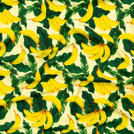 Bananas and Leaves Caye UV Protective Compression Swimwear Tricot with Aloe Vera Microcapsules