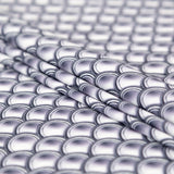 Compression Swimwear Tricot, UV Protective with Aloe Vera Microcapsules - Silver Coins - Caye Collection