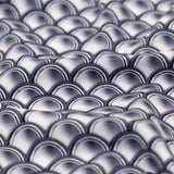 Compression Swimwear Tricot, UV Protective with Aloe Vera Microcapsules - Silver Coins - Caye Collection