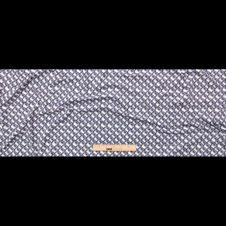 Compression Swimwear Tricot, UV Protective with Aloe Vera Microcapsules - Silver Coins - Caye Collection
