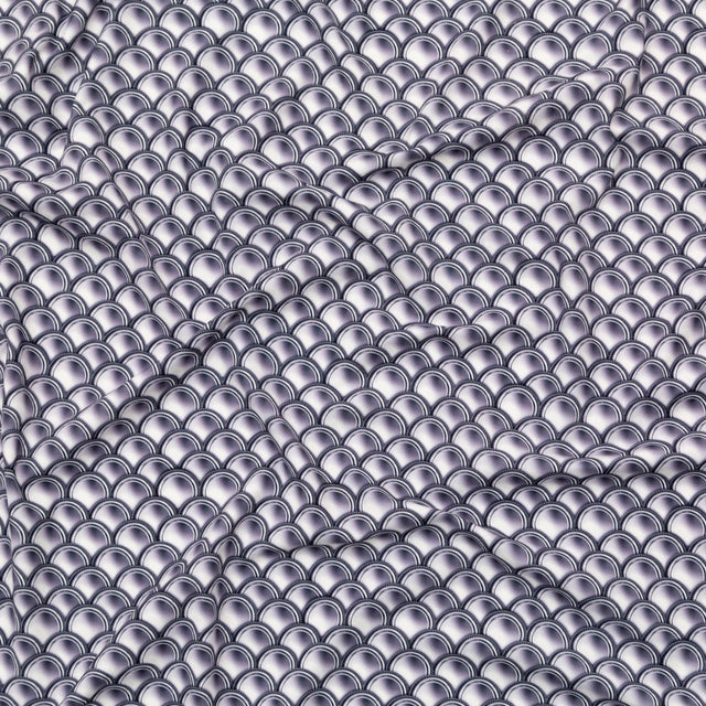 Compression Swimwear Tricot, UV Protective with Aloe Vera Microcapsules - Silver Coins - Caye Collection