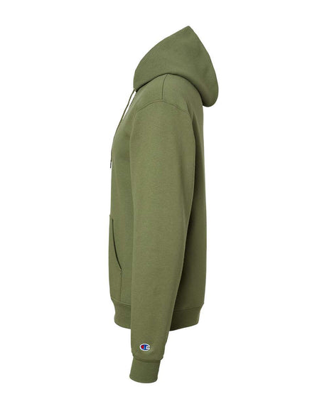 Champion Powerblend fleece hooded sweatshirt cotton blend