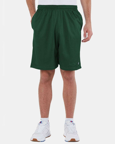 Champion polyester mesh athletic shorts with pockets
