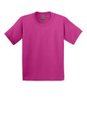 Gildan Youth Ultra Cotton Crew Neck Short Sleeve T-Shirt for Kids | Soft Heavyweight Cotton Tee