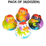 Paint Splatter Rubber Ducks