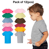 12 Pack : RADYAN® Infant Cotton Jersey Tee - 3401