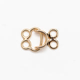 Italian Fancy Gold Hook and Eye Closure