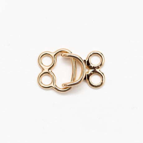 Italian Fancy Gold Hook and Eye Closure