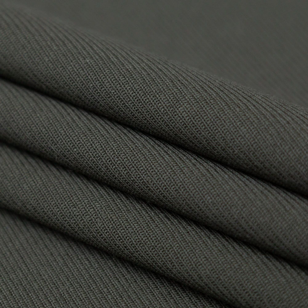 Italian Spinach Stretch Wool Twill