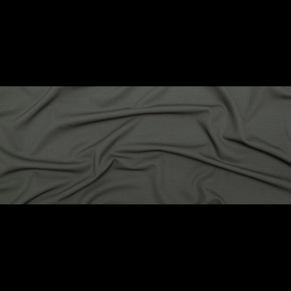 Italian Spinach Stretch Wool Twill