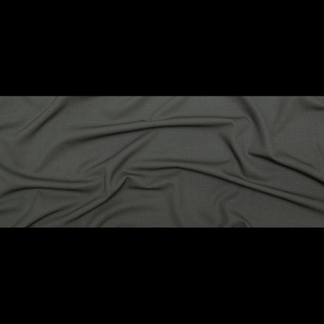 Italian Spinach Stretch Wool Twill