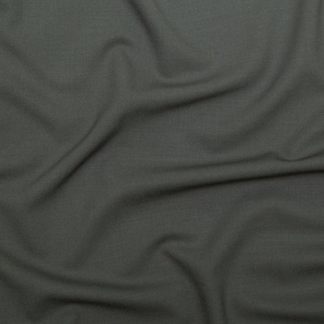 Italian Spinach Stretch Wool Twill