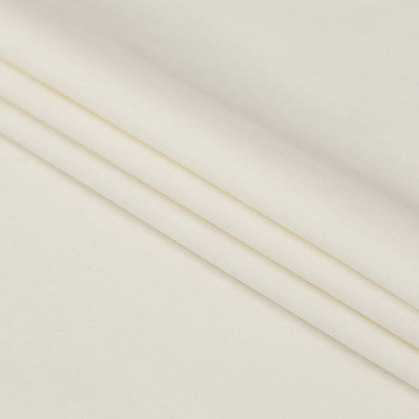 Italian Antique White Stretch Cotton Woven