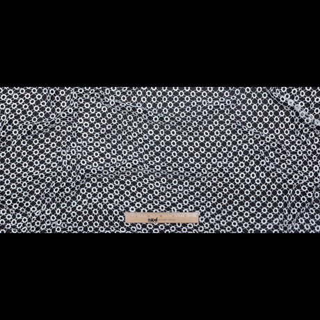 Guipure Lace - White Geometric Circles