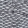 Stretch Corded Chantilly Lace - Metallic Gold and Black Geometric