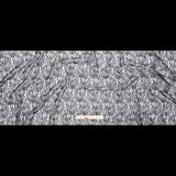 Stretch Corded Chantilly Lace - Metallic Gold and Black Paisley