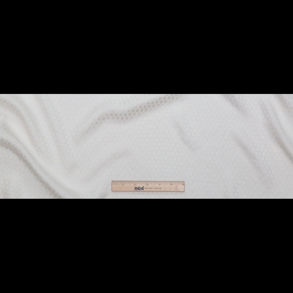 Jet Stream Circles Rayon Jacquard
