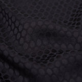 Black Circles Rayon Jacquard