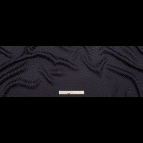 Black Circles Rayon Jacquard