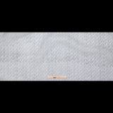 Brushed Nickel Zig Zag Silk Organza