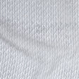 Brushed Nickel Zig Zag Silk Organza