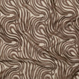Abstract Embroidered Tulle - Metallic Copper